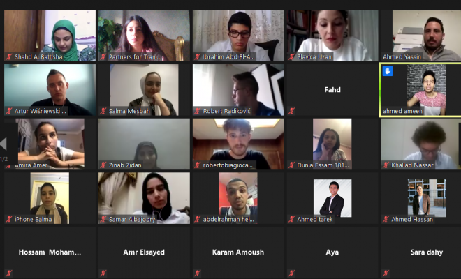 The Egyptian Network  of Anna Lindh foundation held a multi-country youth debate on Digitization businesses after the covid 19 pandemic