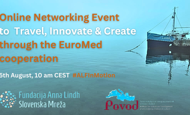 Text : Online Networking Event  for EuroMed cooperation
