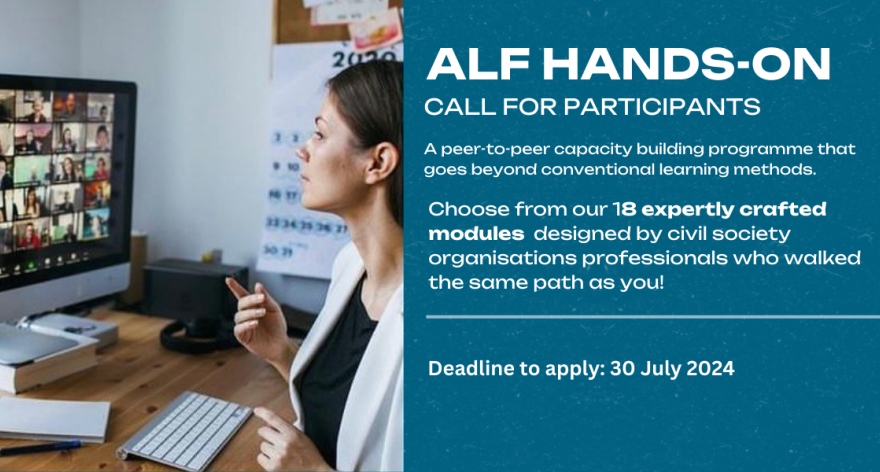ALF Hands-On: Open Call for Participation! - Second Cycle Round 2