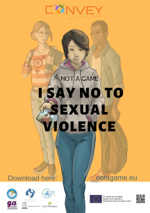 I say no to sexual violence poster