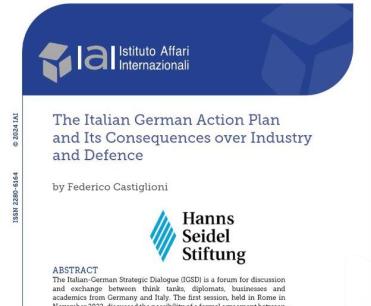 The Italian German Action Plan and Its Consequences over Industry and Defence